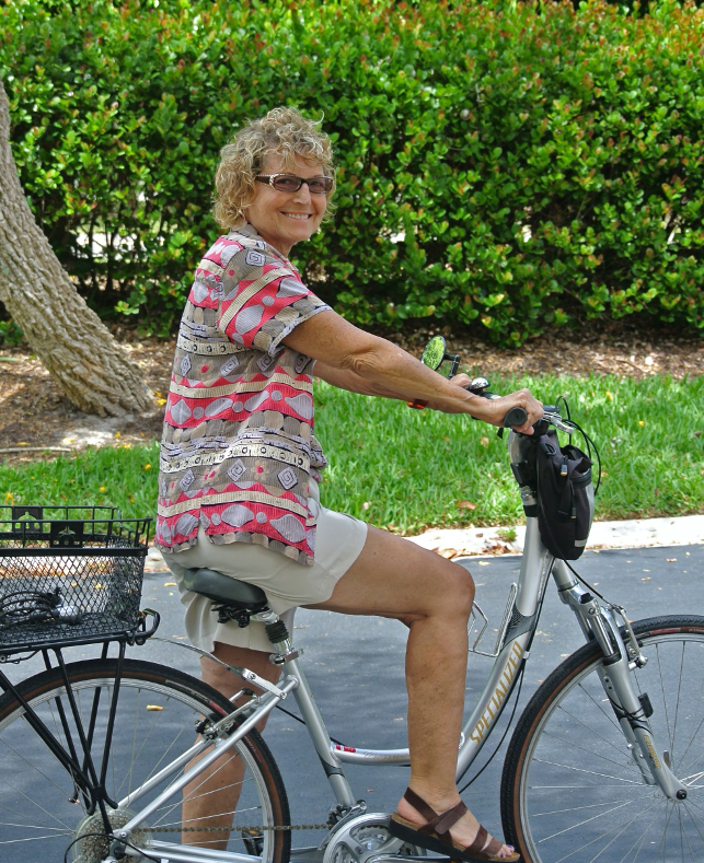 Dottie Mattern, Seventy-Year-Old Cancer Survivor, Rides 1936